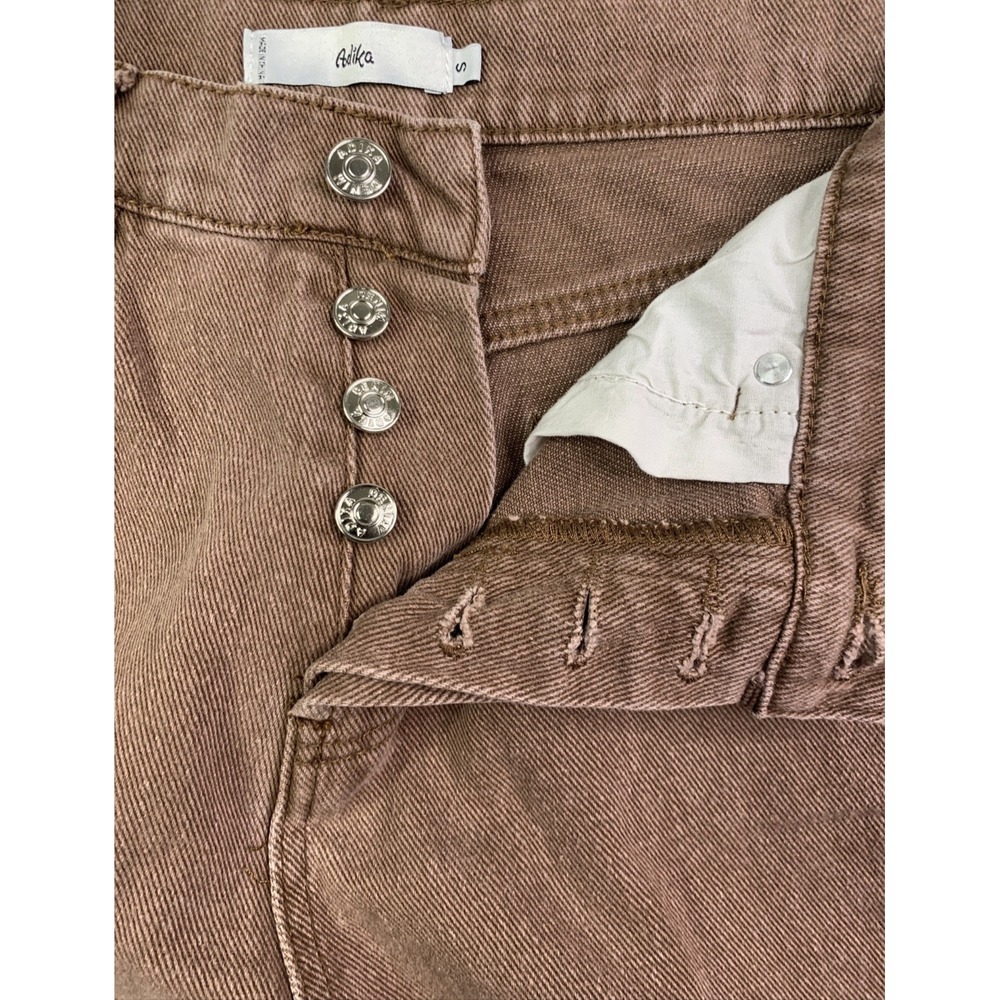 Adika Jeans Womens Size Small High Rise Wide Leg Baggy Factory Distressed Jeans - Picture 4 of 11
